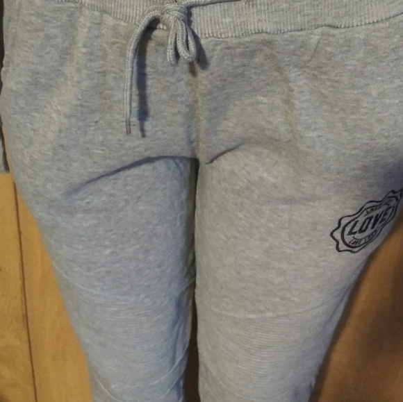 Gray LOVE Sweatsuit - Picture 5 of 12